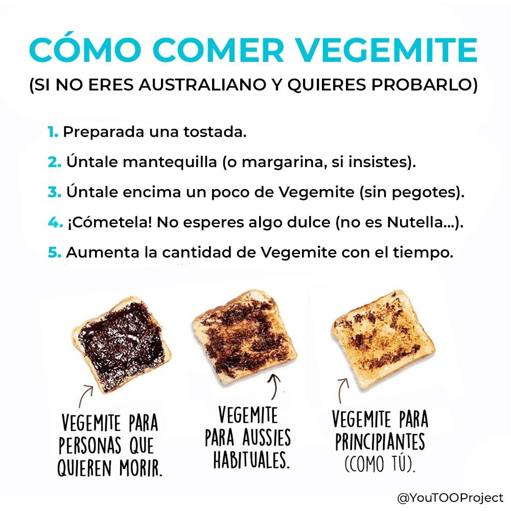 La manera correcta de comer Vegemite